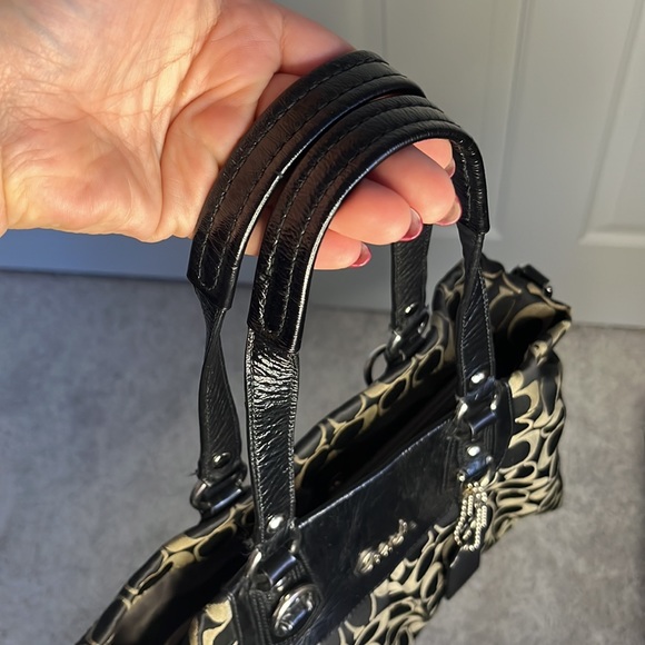 COACH Monogram Black Satchel, Authentic, great condition - Picture 3 of 10